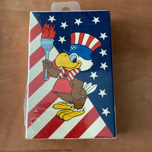 1984 Sam The Olympic Eagle Playing Cards LA  Olympics NWOT - Picture 1 of 2